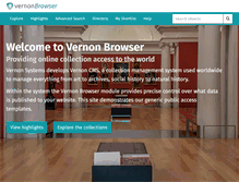 Tablet Screenshot of browser.vernonsystems.com